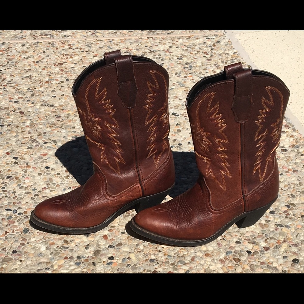 Brown Heeled Boots